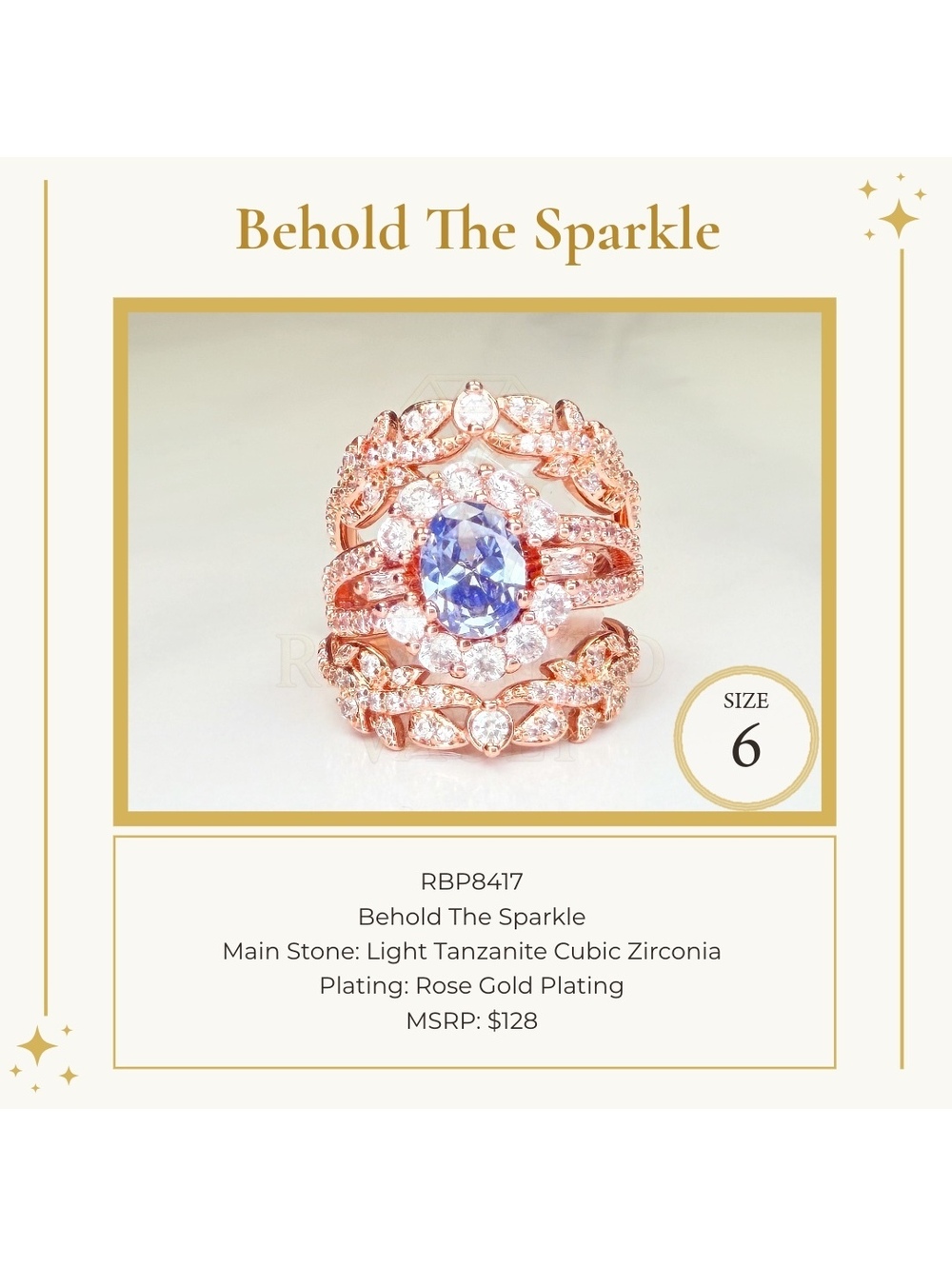 Behold The Sparkle - Size 6 - December Birthday 2024